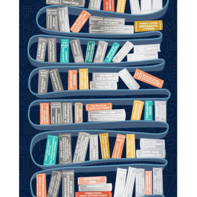 Скретч постер #100 дел "Books edition"-foto6