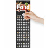 Скретч-постер на холодильник #100 дел "Food edition"