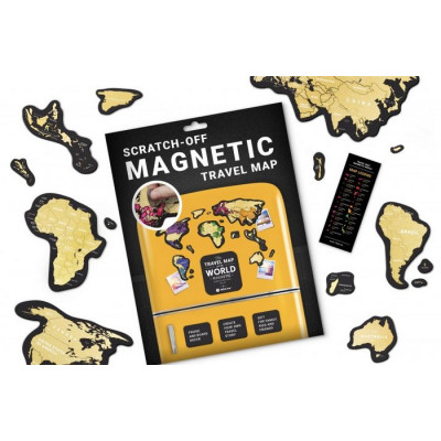 Скретч карта Travel Map "Magnetic World"-foto6