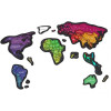 Скретч-карта мира Travel Map "Magnetic World" на английском языке