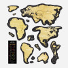 Скретч-карта мира Travel Map "Magnetic World" на английском языке