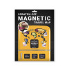 Скретч-карта мира Travel Map "Magnetic World" на английском языке