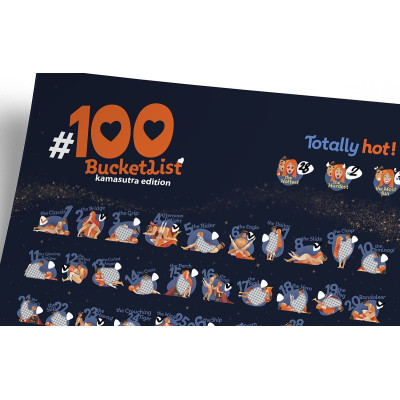 Скретч постер #100 дел "Kamasutra edition"-foto4