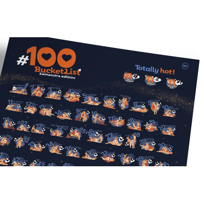 Скретч постер #100 дел "Kamasutra edition"-foto5
