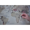 Скретч-карта горных вершин "World" на английском языке