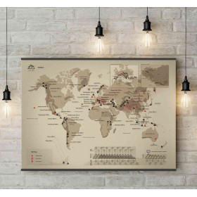 Скретч карта гор "World" (англ. язык)-foto6