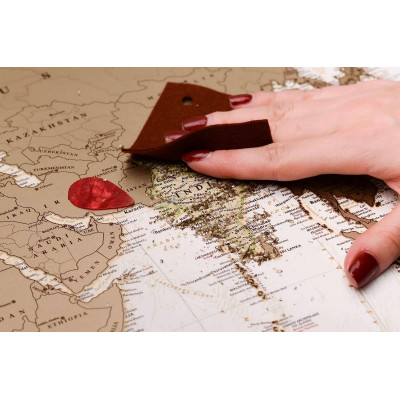Скретч-карта мира "My Map Antique edition" (на англ.)-foto8