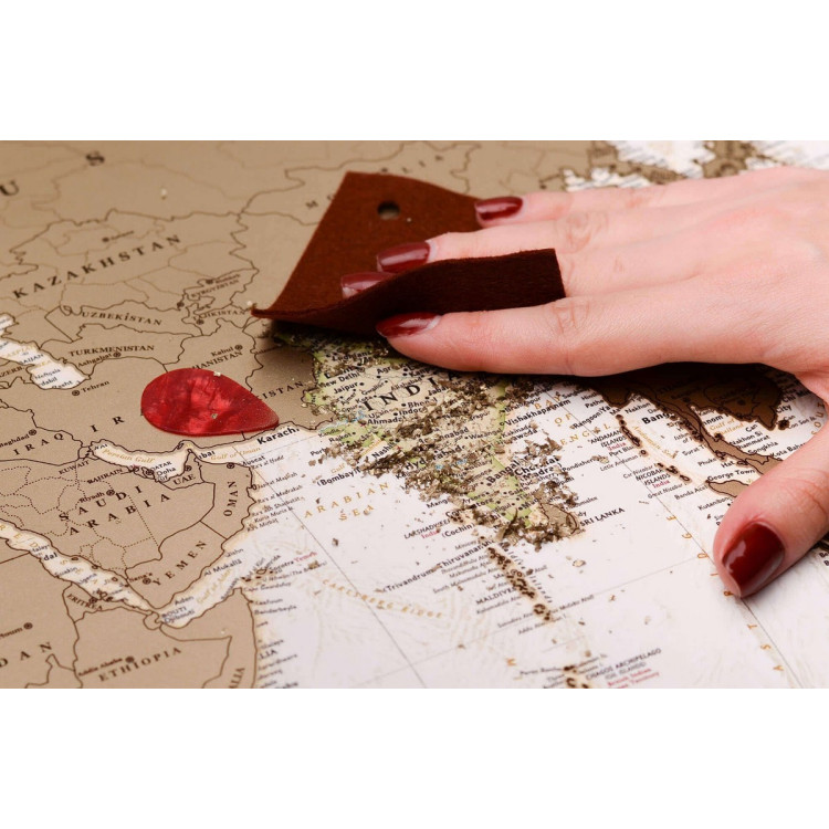 Скретч карта мира "My Map Antique edition" (на английском языке)