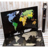 Скретч карта мира "My Map Black edition" (на англ.)