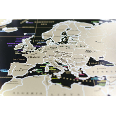Скретч карта мира "My Map Black edition" (на англ.)-foto4