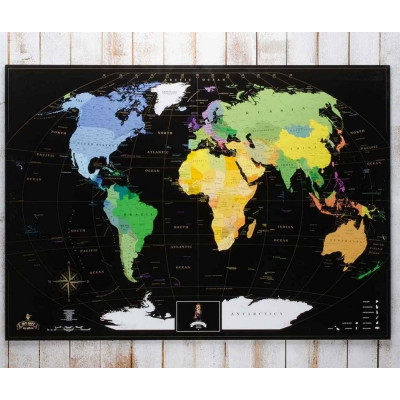 Скретч карта мира "My Map Black edition" (на англ.)-foto3