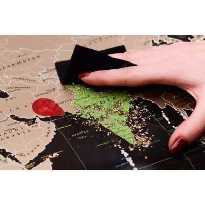 Скретч карта мира "My Map Black edition" (на англ.)-foto8