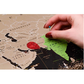 Скретч карта мира "My Map Black edition" (на англ.)-foto9