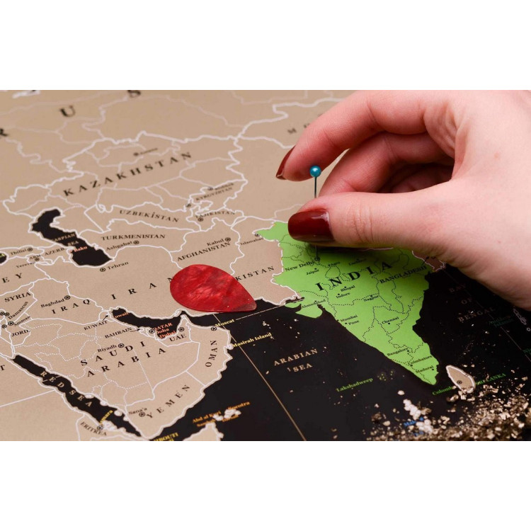 Скретч карта мира "My Map Black edition" (на английском языке)
