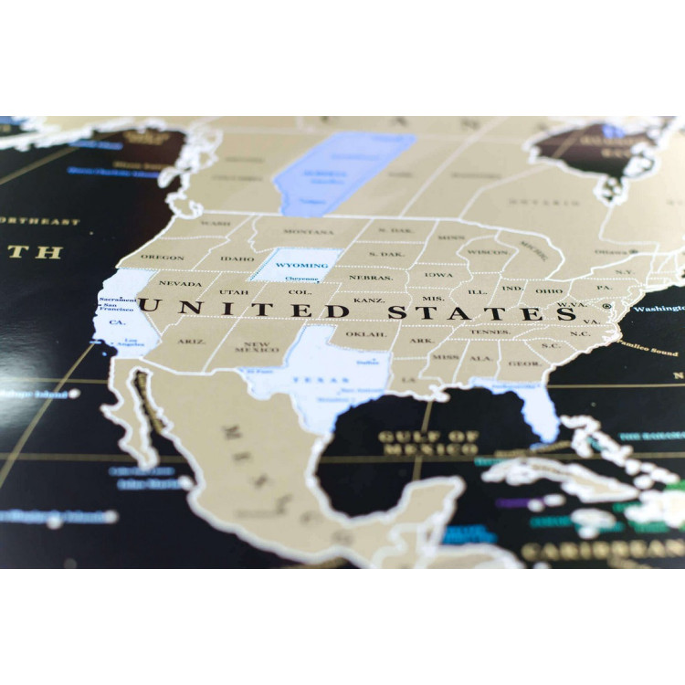 Скретч карта мира "My Map Black edition" (на английском языке)