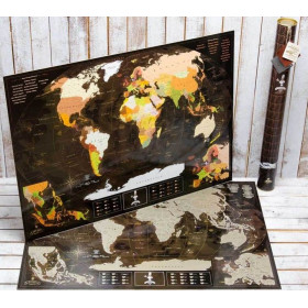 Скретч карта мира "My Map Chocolate edition" (на англ.) Скретч карта мира "My Map Chocolate edition" (на англ.)