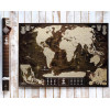 Скретч карта мира "My Map Chocolate edition" (на английском языке)
