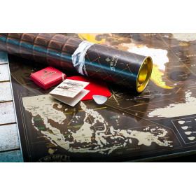 Скретч карта мира "My Map Chocolate edition" (на англ.)-foto11