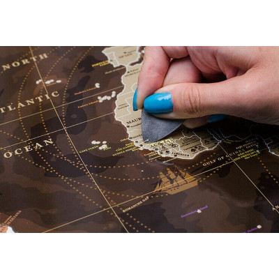 Скретч карта мира "My Map Chocolate edition" (на англ.)-foto5
