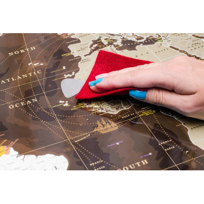 Скретч карта мира "My Map Chocolate edition" (на англ.)-foto6