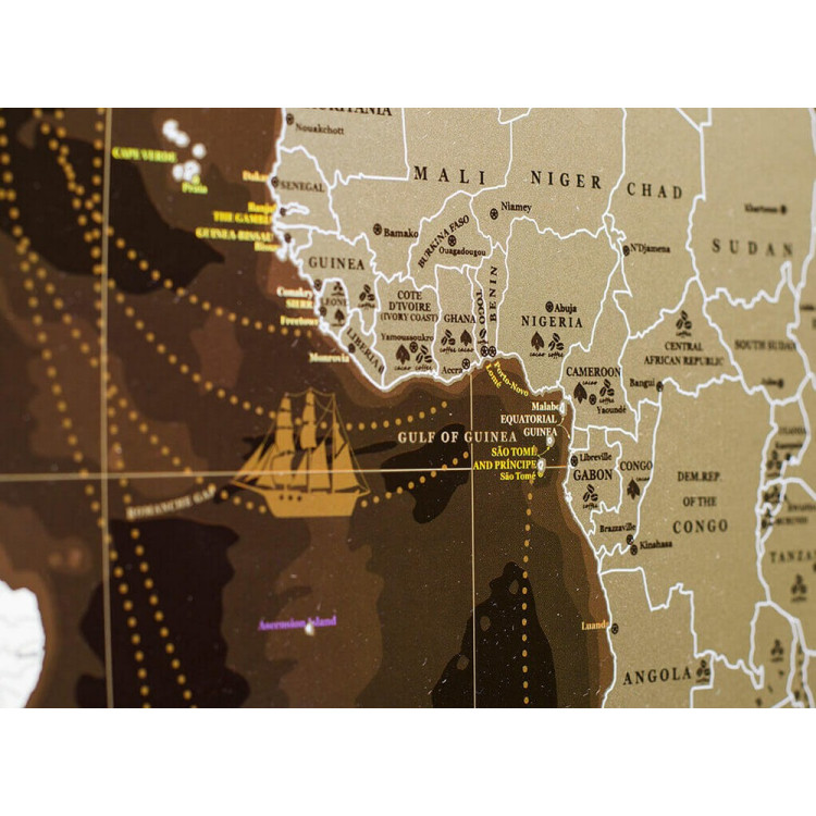 Скретч карта мира "My Map Chocolate edition" (на английском языке)