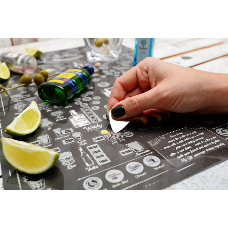 Скретч-постер з напоями "My Drink Poster" в подарунковому тубусі