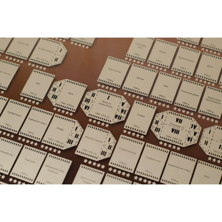 Скретч-постер з фільмами "My Poster Cinema edition 20 century" в подарунковому тубусі