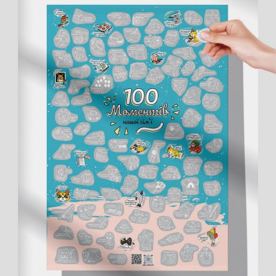 Скретч постер "100 моментів нашої сім'ї"-foto3