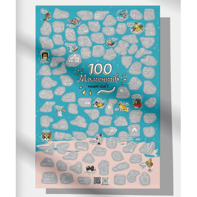 Скретч постер "100 моментів нашої сім'ї"-foto2