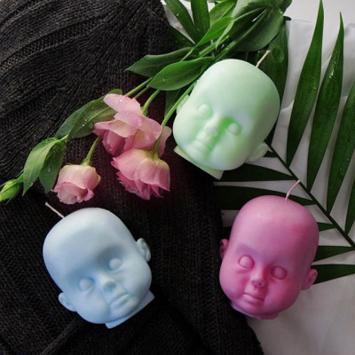 Свеча "Dollhead"-foto5