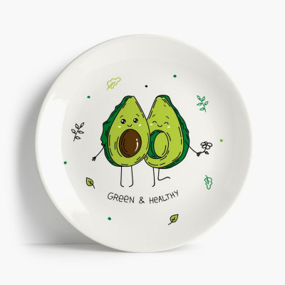 Тарілка "Авокадо. Green & healthy"