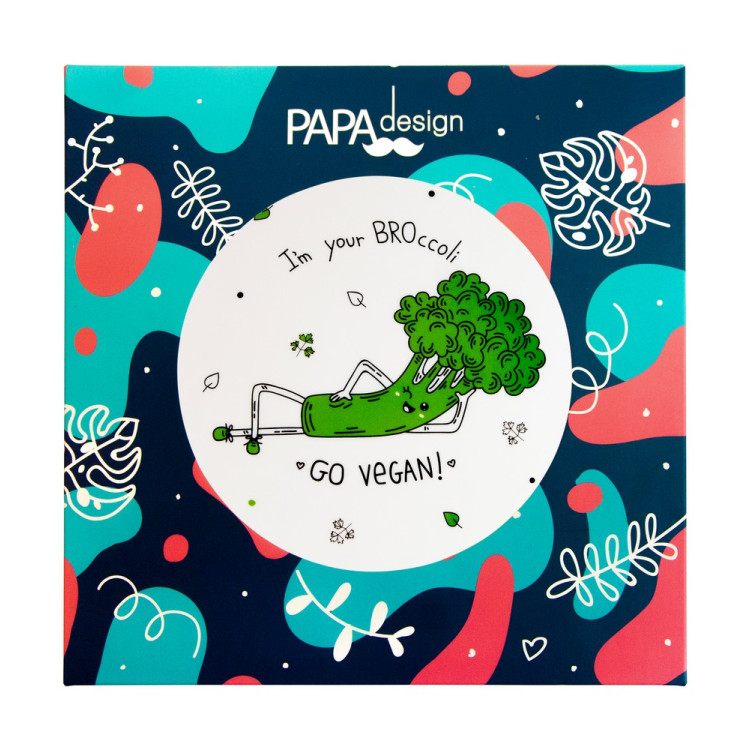 Тарілка з малюнком "I'm your broccoli"