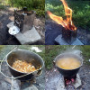Походная печка щепка (большая)