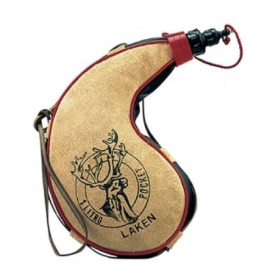 Фляга "Laken Leather canteen" 1 л, в форме почки