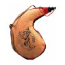Фляга "Laken Leather canteen" 1,5 л, в форме почки