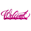 Вешалка на стену для одежды и аксессуаров "Welcome"