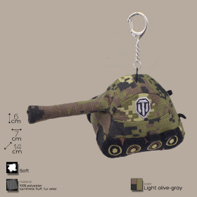 Брелок-танк World of Tanks, зеленый-хаки-foto4