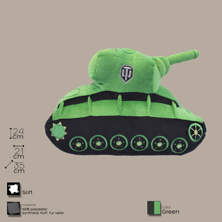 Плюшевая подушка Танк КВ-2 World of Tanks
