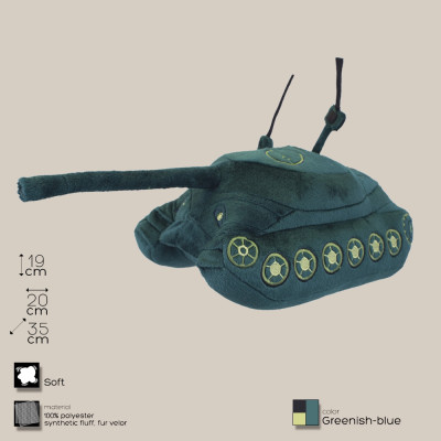 Плюшевая подушка Танк ИС-7 World of Tanks-foto5