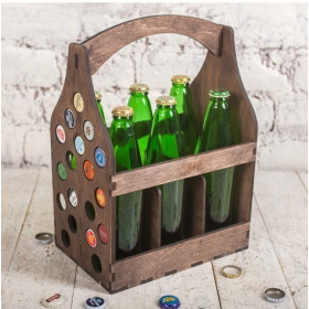 Ящик для пива "Big beer box" + копилка для крышек
