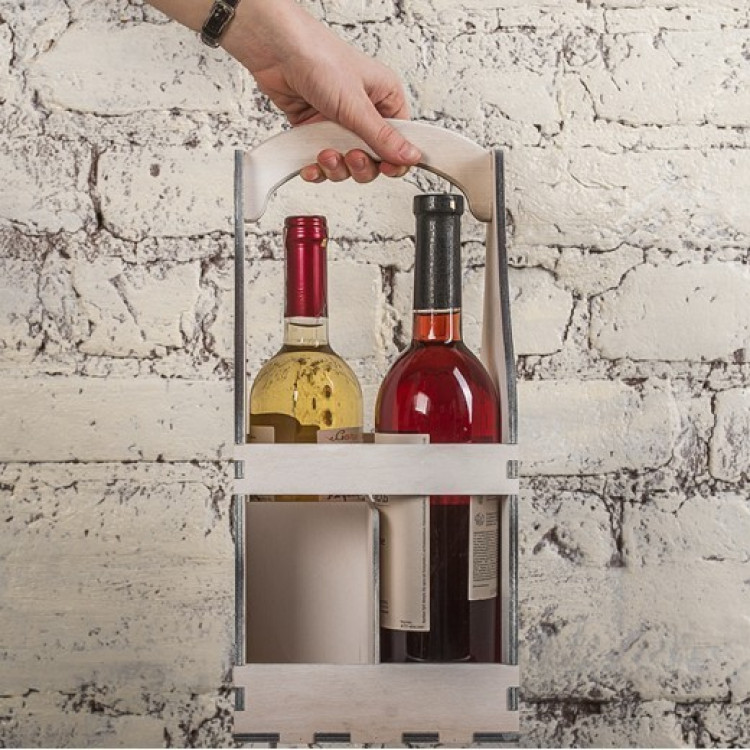 Деревянный ящик для вина "Wine box"