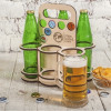 Переноска-трансформер для пивных бутылок "Beer box" на 6 бутылок