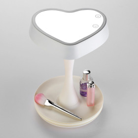 Зеркало для make-up с Led-подсветкой (белое)-foto2