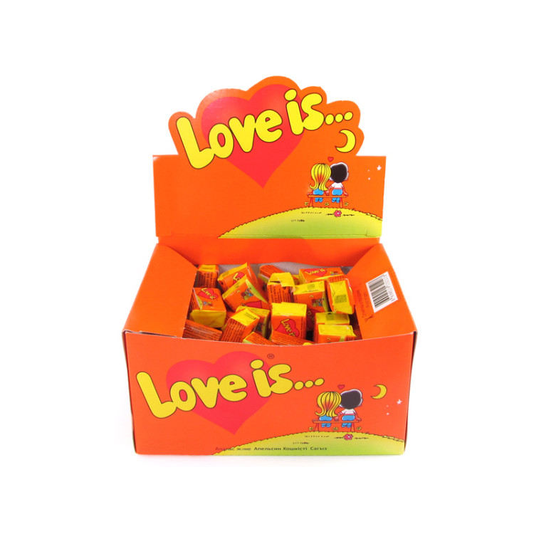 Жвачки Love is ананас-апельсин