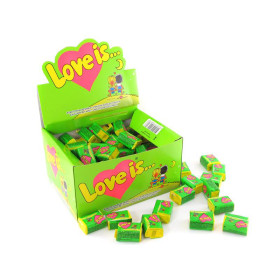Жвачки Love is яблоко-лимон
