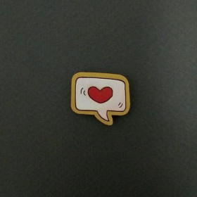 Значок-брошь "Like" Значок-брошь "Like"