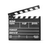 Кінохлопушка з магнітом, чорного кольору, українською мовою