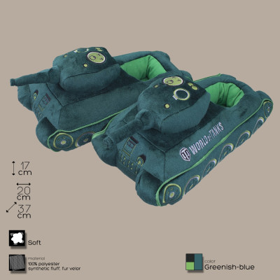Плюшевые тапочки-танки "World of Tanks"-foto3