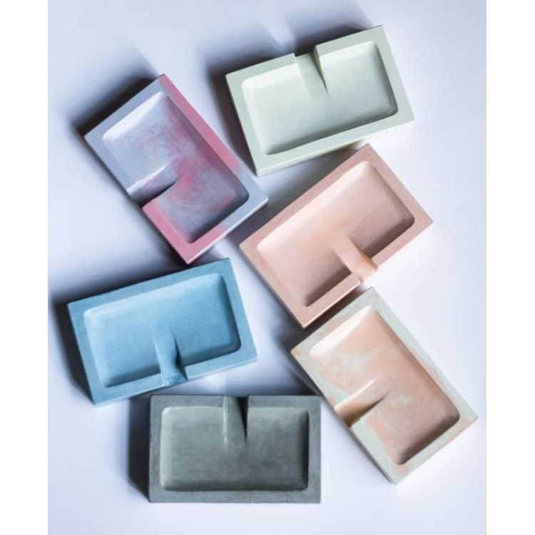 Бетонна мильниця "Square" в стилі лофт